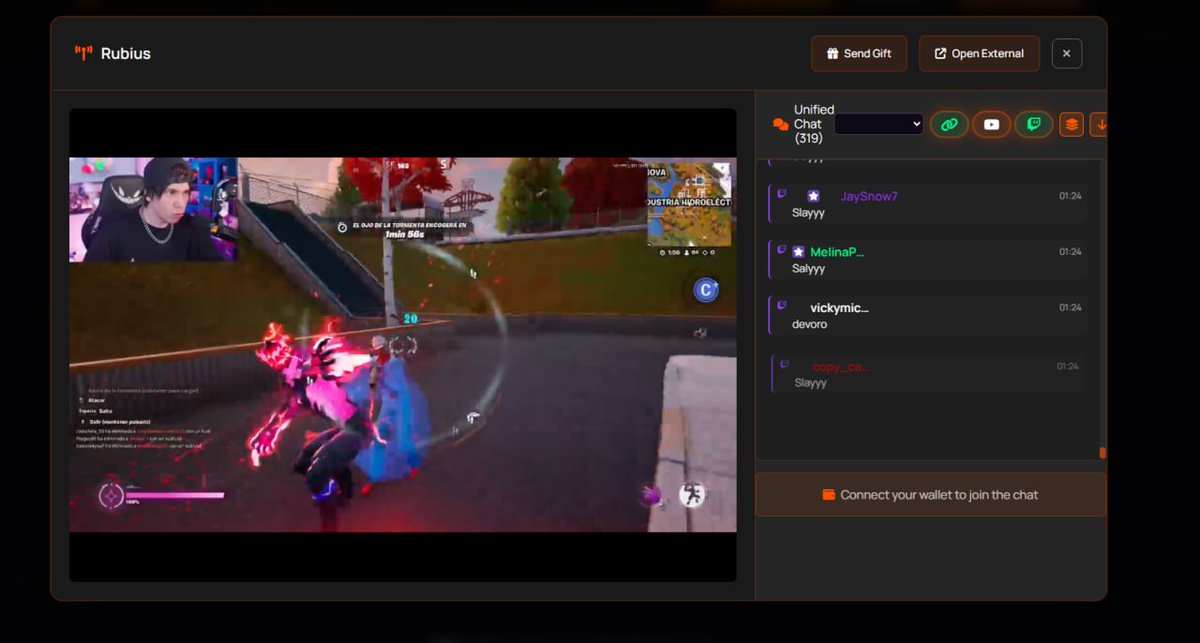 HQ3r_erg's tweet photo. Update #streamvault
Implementarion of aggregator live chat from múltiple sources into one ui.
Added gifts and tipping.
#Ergo https://t.co/3By52HEL8H