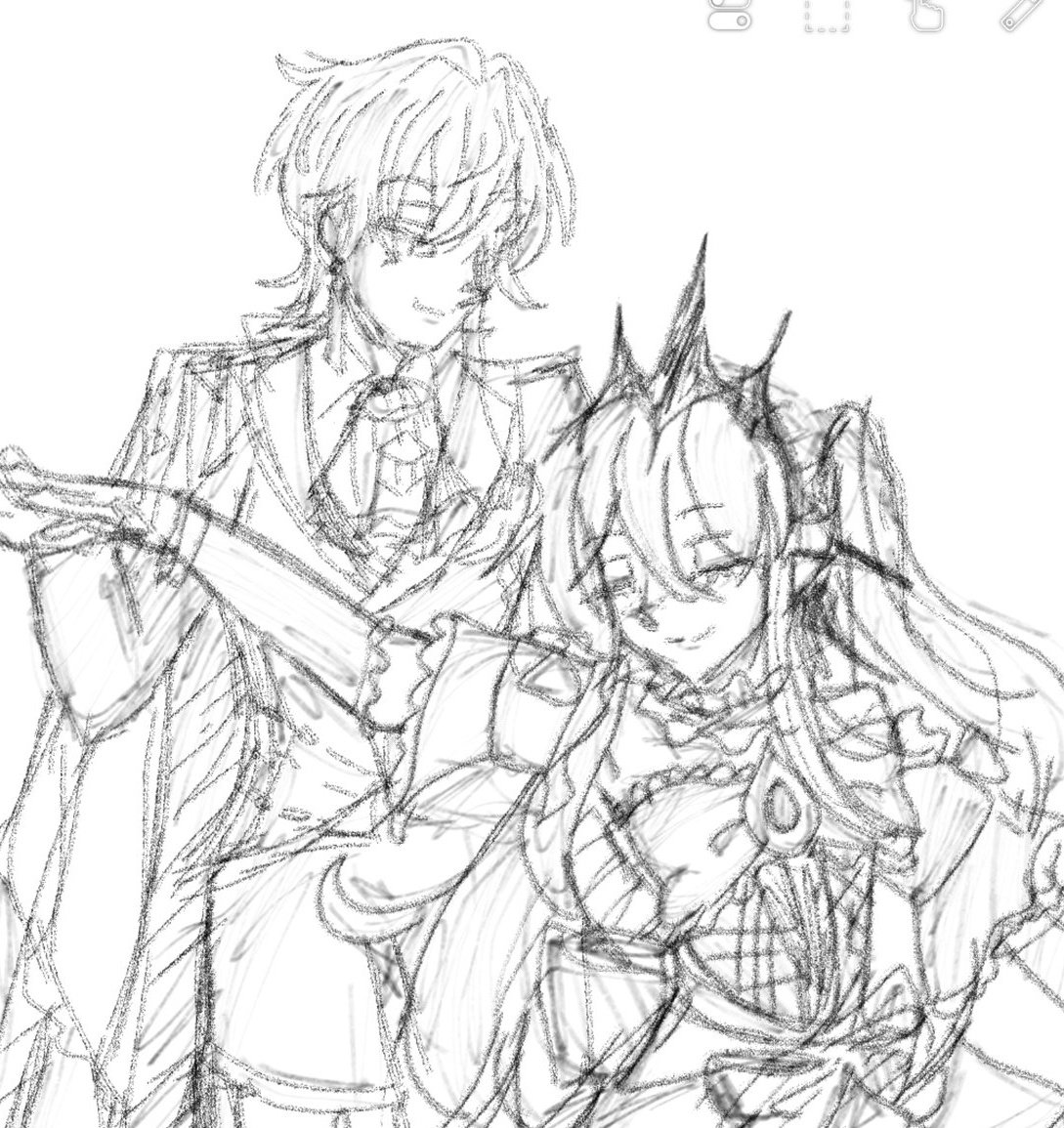 catelimei's tweet image. no actual food but theres this wip sitting on my gallery since january🥀