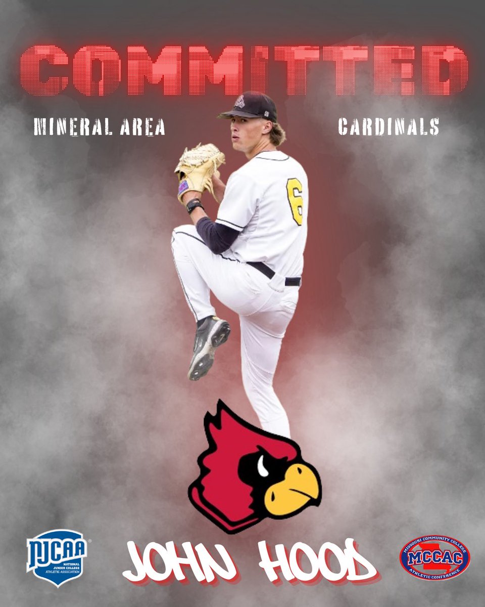 Committed! #DirtyBirds
<a href="/CardinalsMAC/">Mineral Area Baseball</a>