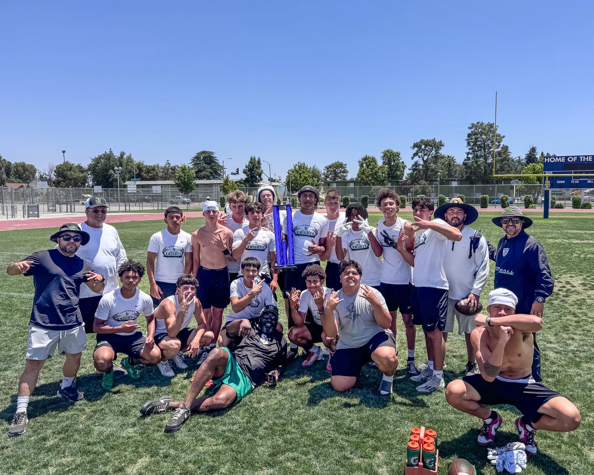 SJ Football takes home the title at the Best of the West tournament in Bakersfield! This is just the beginning. 

#wearesj #football #avo #football7v7