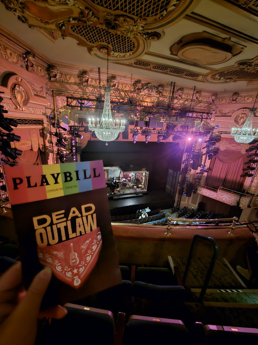 Definitely closer to the ceiling than the stage for Dead Outlaw 😂