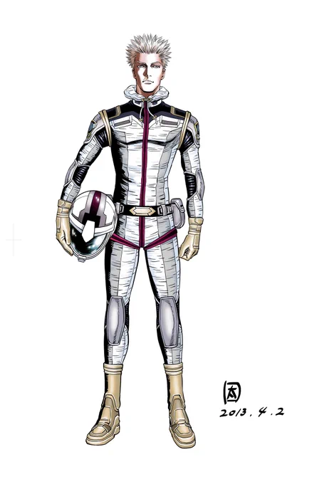 【サンボル・プレイバック09】hobby Japanさんで出版されたサンダーボルトのムック用に描き下ろしたイオのイラスト。数々のフルスクラッチ作例にテンション上がる素晴らしい本でした(^^)