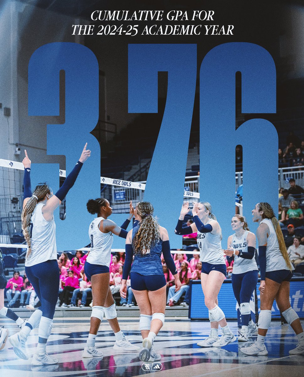 Hitting the books all year long 📚

We posted a team GPA of 3.76 for the 2024-25 academic year!

#GoOwls👐