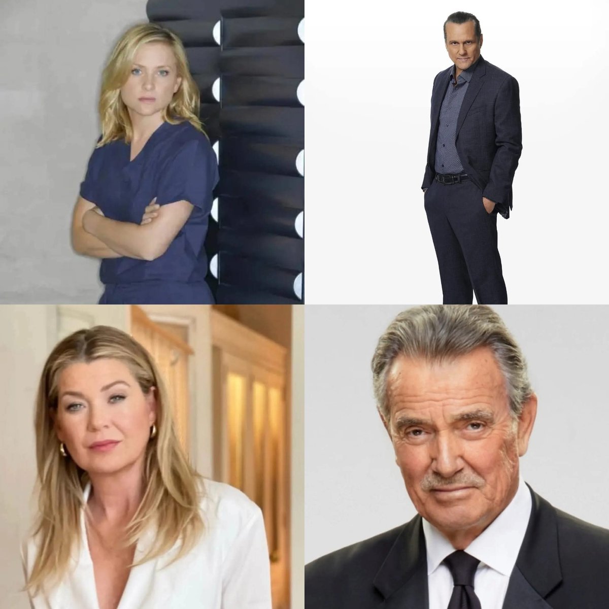 UNREPLACEABLE TV LEGENDS!

Note: Original, non-recast characters only!

My picks:
Jessica Capshaw as Arizona Robbins
Maurice Benard as Sonny Corinthos
Ellen Pompeo as Meredith Grey
Eric Braeden as Victor Newman 

#greysanatomy #YR 
#GH