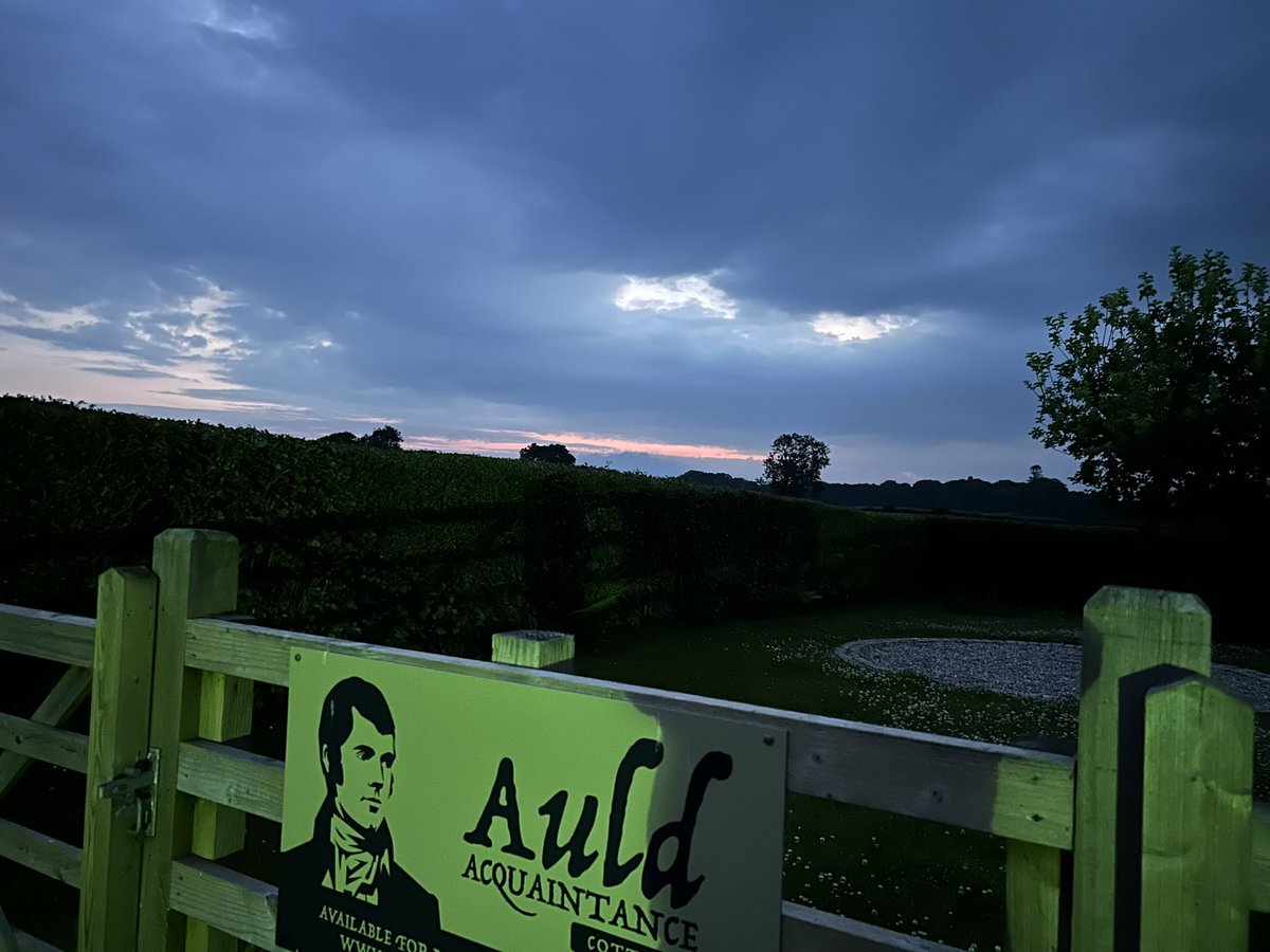 Joan McAlpine (@joanmcalpine) on Twitter photo Beautiful evening at <a href="/Burns_Ellisland/">Robert Burns Ellisland Museum & Farm</a> hosting local environmental group Nithlife for #solstice2025 event. This was the last streak of light, around 11pm on #TheLongestDay, from our holiday let, Auld Acquaintance Cottage. Did I mention you can book it here? airbnb.com/l/5PRFnuy8 Beautiful evening at <a href="/Burns_Ellisland/">Robert Burns Ellisland Museum & Farm</a> hosting local environmental group Nithlife for #solstice2025 event. This was the last streak of light, around 11pm on #TheLongestDay, from our holiday let, Auld Acquaintance Cottage. Did I mention you can book it here? airbnb.com/l/5PRFnuy8