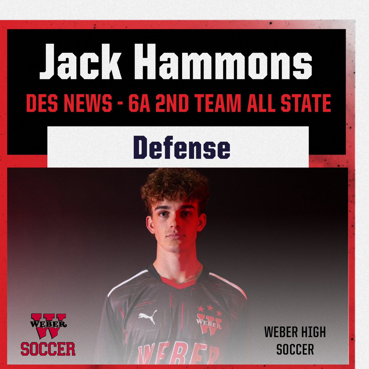 Congrats to Jack Hammons (Defense) &amp; Boston Smith (Goalie) on both being named to the Deseret News 6A All State 2nd Team for this past season!