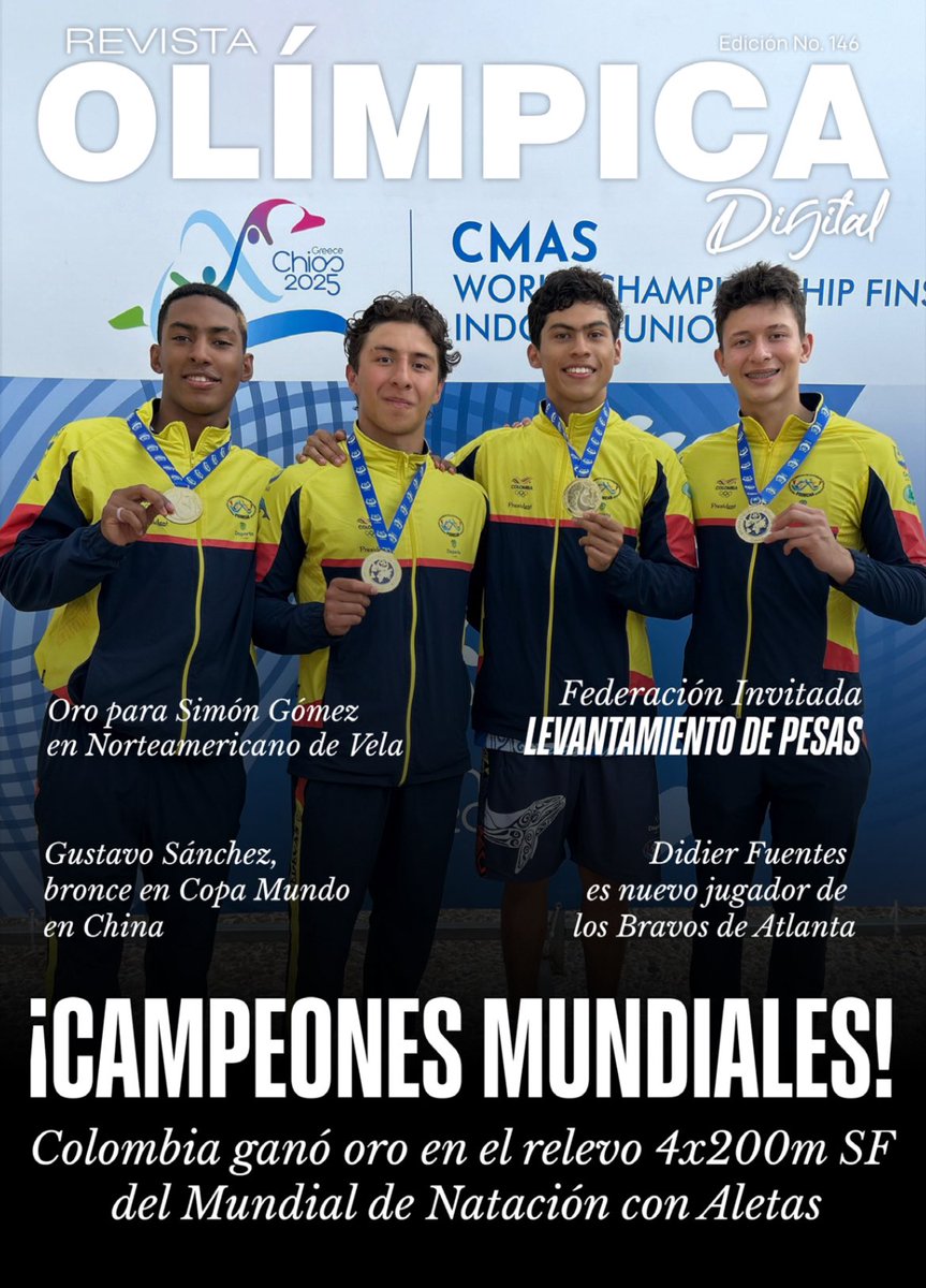 📲🗞️ ¡Ya está aquí la edición #146 de la Revista Olímpica Digital!

En esta entrega celebramos los logros, sueños y noticias que siguen construyendo la grandeza del deporte colombiano 🇨🇴🔥

📖 Disponible ya en: mailchi.mp/olimpicocol/re…