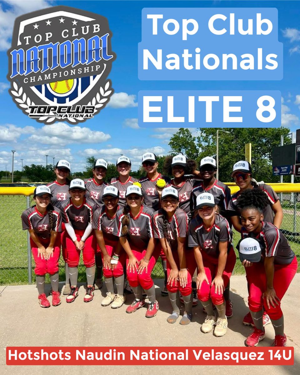 Hotshots National Naudin Velasquez 14U moves on to the 14U Top Club Nationals Championship’s Elite 8!!  Keep balling ladies! #bangbang