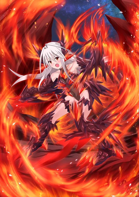 ハイパー恥ずかしいけど、今ってわりとキリがいいところなのでやっぱり画力ビホーアフターやろう およそ5年間の炎属性うちの子ちゃんの軌跡なんだけど、1枚目と比較すると現在の絵はかなり表現力上がってると思う 特にLoRA作ってもらってからの伸びが顕著で、AI学習は手描きにも影響あるかもね