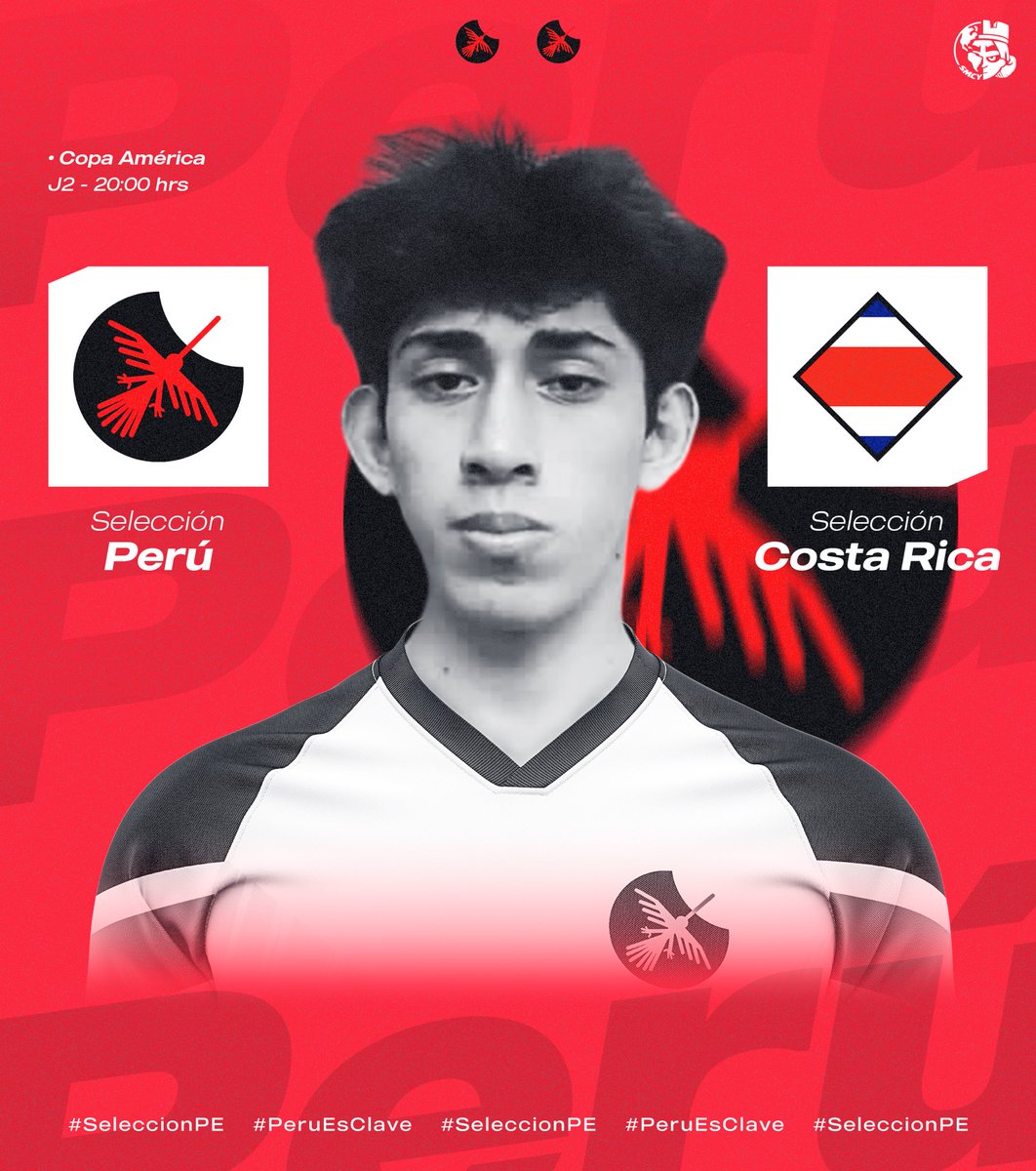 Selección Perú CR (@seleccionpe) on Twitter photo 🔴 HOY JUGAMOS - SMCY ⚪
No tenemos posibilidades a margen de error! Buscaremos sumar sus primeros puntos en la 2da fecha de la Copa América. 💪🏻
🏆 <a href="/CR_Supremacy/">Supremacy League</a>
⚔️ Ronda 2
🆚 <a href="/Sel_Costa_Rica/">Team Costa Rica</a> 🇨🇷
⏱️ 20:00 🇵🇪
📺 twitch.tv/tucansitou
🎙️ <a href="/TucansitoAlv/">Tucansito</a>
#TeamPE 🇵🇪️ 🔴 HOY JUGAMOS - SMCY ⚪
No tenemos posibilidades a margen de error! Buscaremos sumar sus primeros puntos en la 2da fecha de la Copa América. 💪🏻
🏆 <a href="/CR_Supremacy/">Supremacy League</a>
⚔️ Ronda 2
🆚 <a href="/Sel_Costa_Rica/">Team Costa Rica</a> 🇨🇷
⏱️ 20:00 🇵🇪
📺 twitch.tv/tucansitou
🎙️ <a href="/TucansitoAlv/">Tucansito</a>
#TeamPE 🇵🇪️
