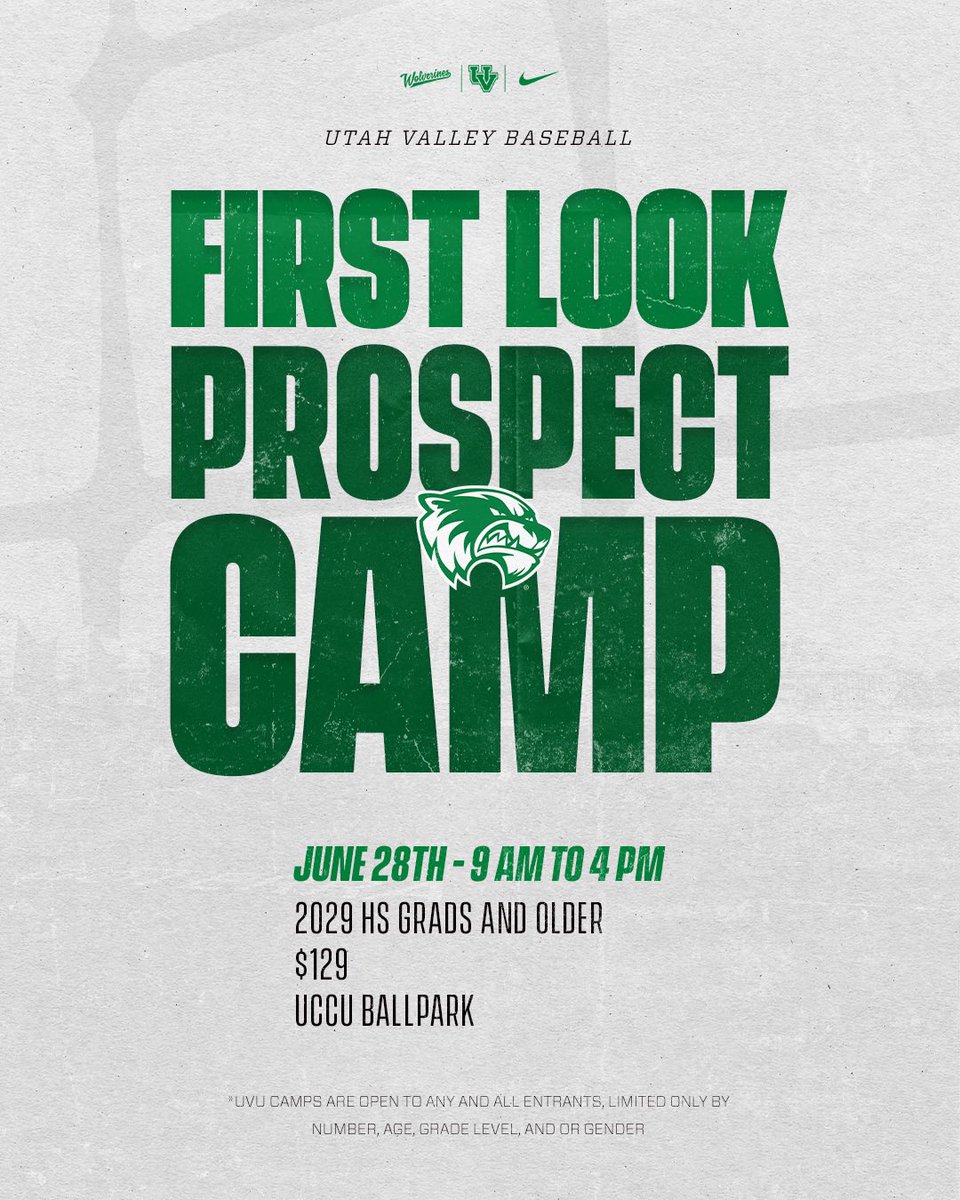 👀 1 Week Away 👀
First chance to get in front of the Wolverine coaching staff! Register today at the link in bio.
Come to the Valley…#ReachthePeak🏔️📈🏔️