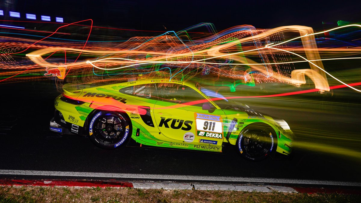 PorscheRaces's tweet photo. #24hNBR - 10/24 hours completed. We're approaching the halfway mark @24hNBR. The #Porsche #911GT3R positions ⬇️

P1 - #911 @Manthey_Racing
P6 - #54 #DinamicGT
P9 - #44 @FalkenTyres
P14 - #55 #HankookCompetition
P20 - #48 @TeamBlackFalcon

#PorscheCustomerRacing #IGTC https://t.co/mndGFdC8lE