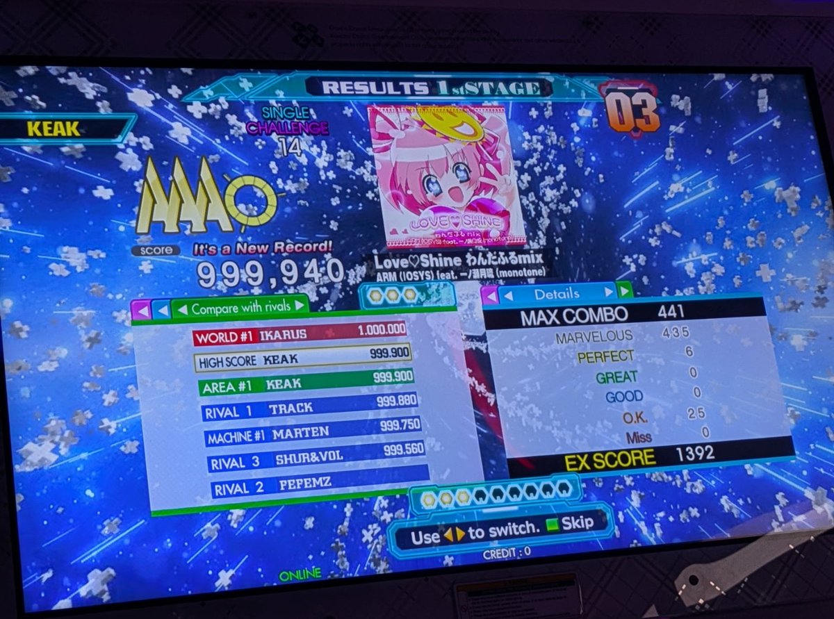 keak515's tweet photo. Love Shine remix CSP (14) 6p
NGO CSP (18) 987k FC
Chinese Snowy Dance EDP (16) 993k https://t.co/OtgBwbDmyQ