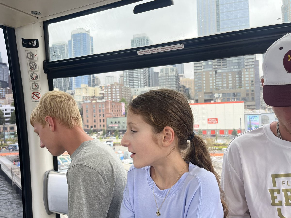 We saw Seattle today.