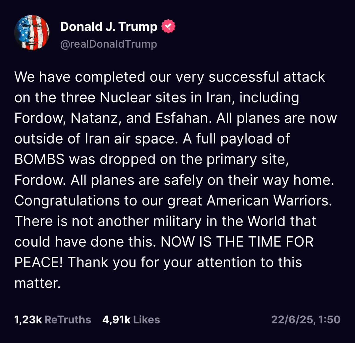 Guess the USA is involved now.