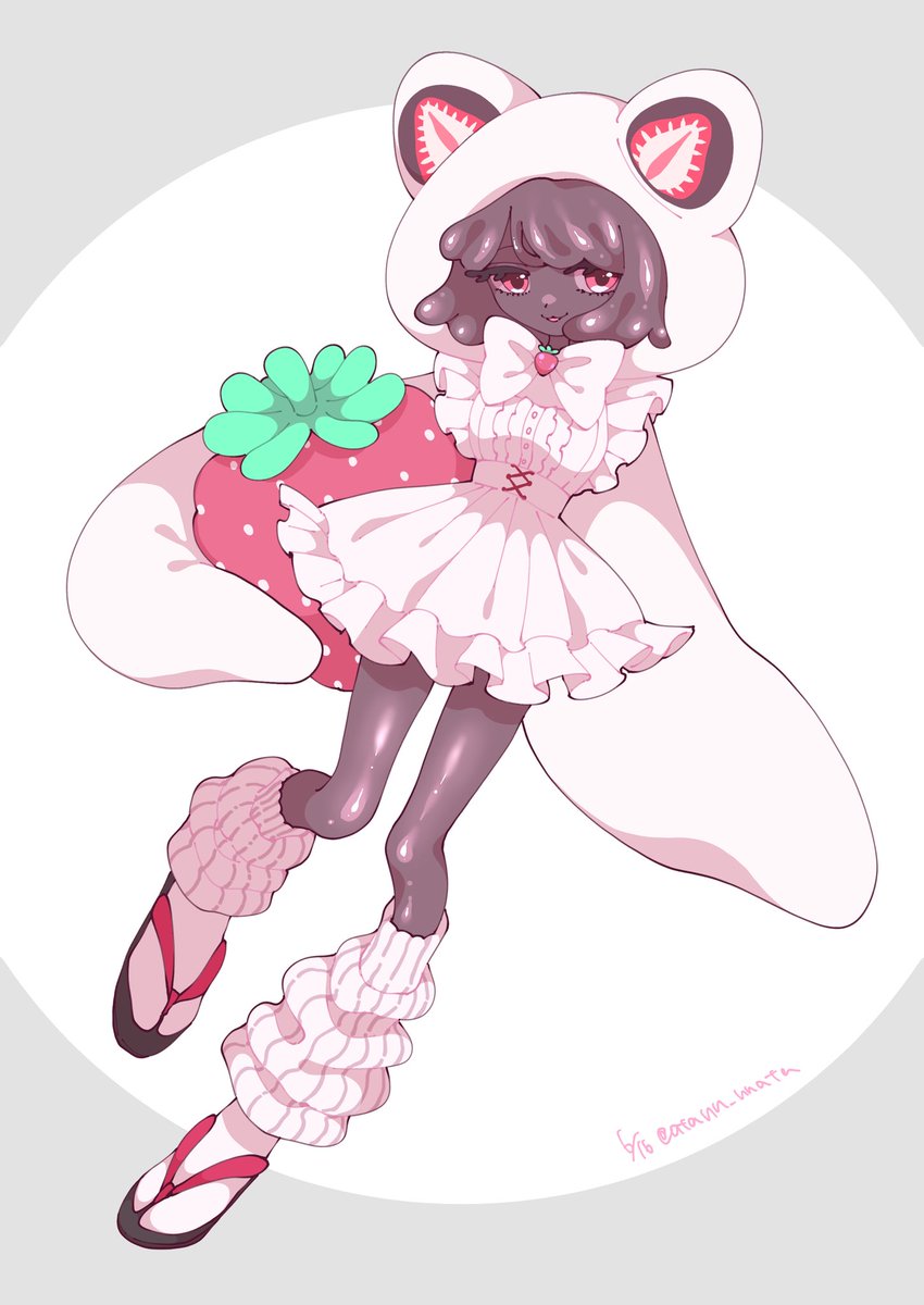 いちご大福メイドさん🍓