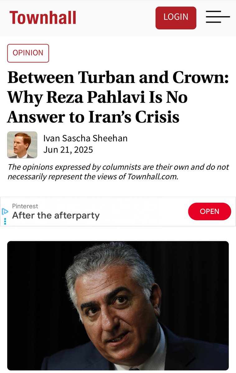Kylie Jane Kremer (@kyliejanekremer) on Twitter photo Iran doesn’t need to swap one dictator for another. 
The Baby Shah is NOT the answer the Iranian people want for change. 
“The real alternative, articulated with clarity and conviction by the National Council of Resistance of Iran (NCRI) and its President-elect Maryam Rajavi, Iran doesn’t need to swap one dictator for another. 
The Baby Shah is NOT the answer the Iranian people want for change. 
“The real alternative, articulated with clarity and conviction by the National Council of Resistance of Iran (NCRI) and its President-elect Maryam Rajavi,