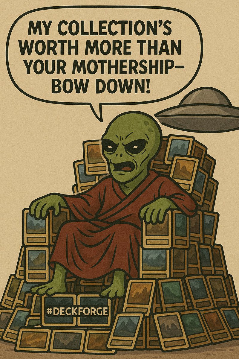Chris_0SS's tweet photo. Here is my submission for the @deckforge_labs meme Contest 

My creative and artistry design for this contest!

#StayForged #DeckForgeMemeContest #MemeContest https://t.co/axdD2Lh5Nd