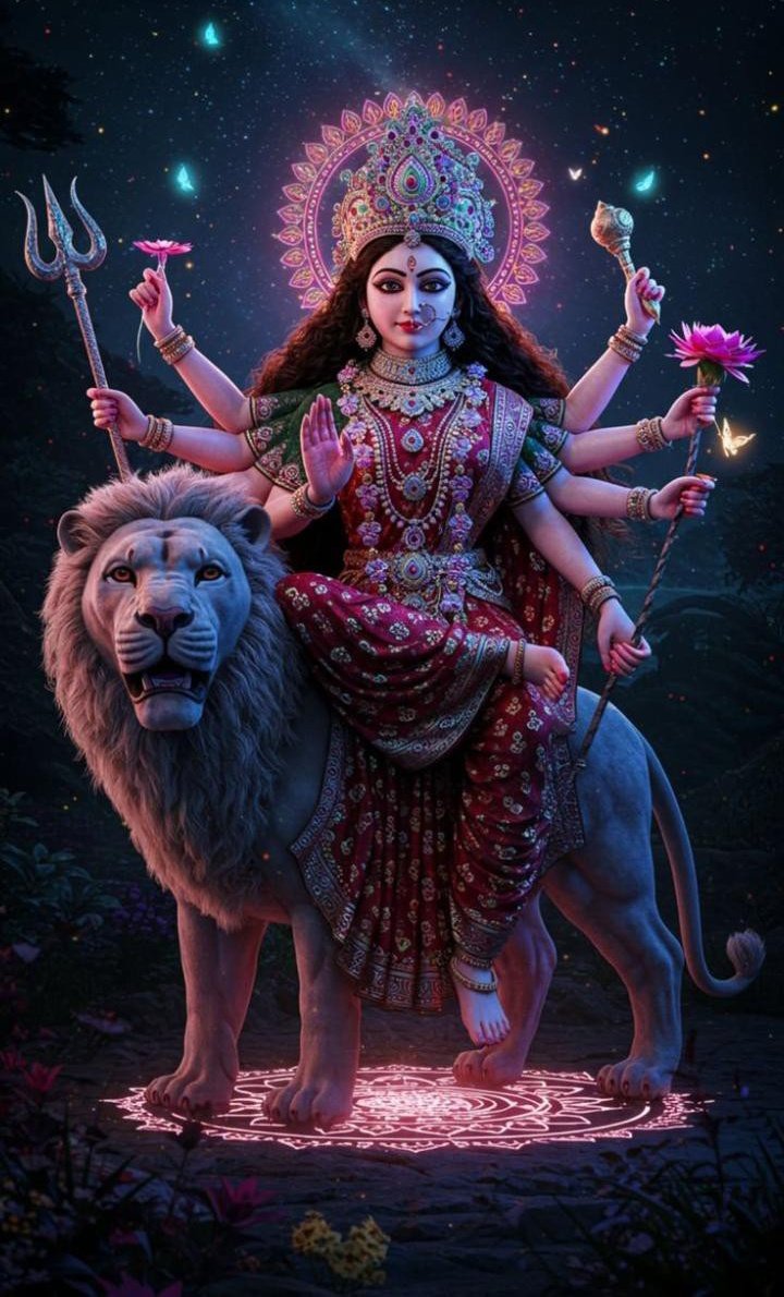 💞💞💞या देवी सर्वभूतेषु शक्ति रूपेण संस्थिता 
नमस्तस्यै नमस्तस्यै नमस्तस्यै नमो नमः 💞💞💞

जय मां दुर्गा ❣️