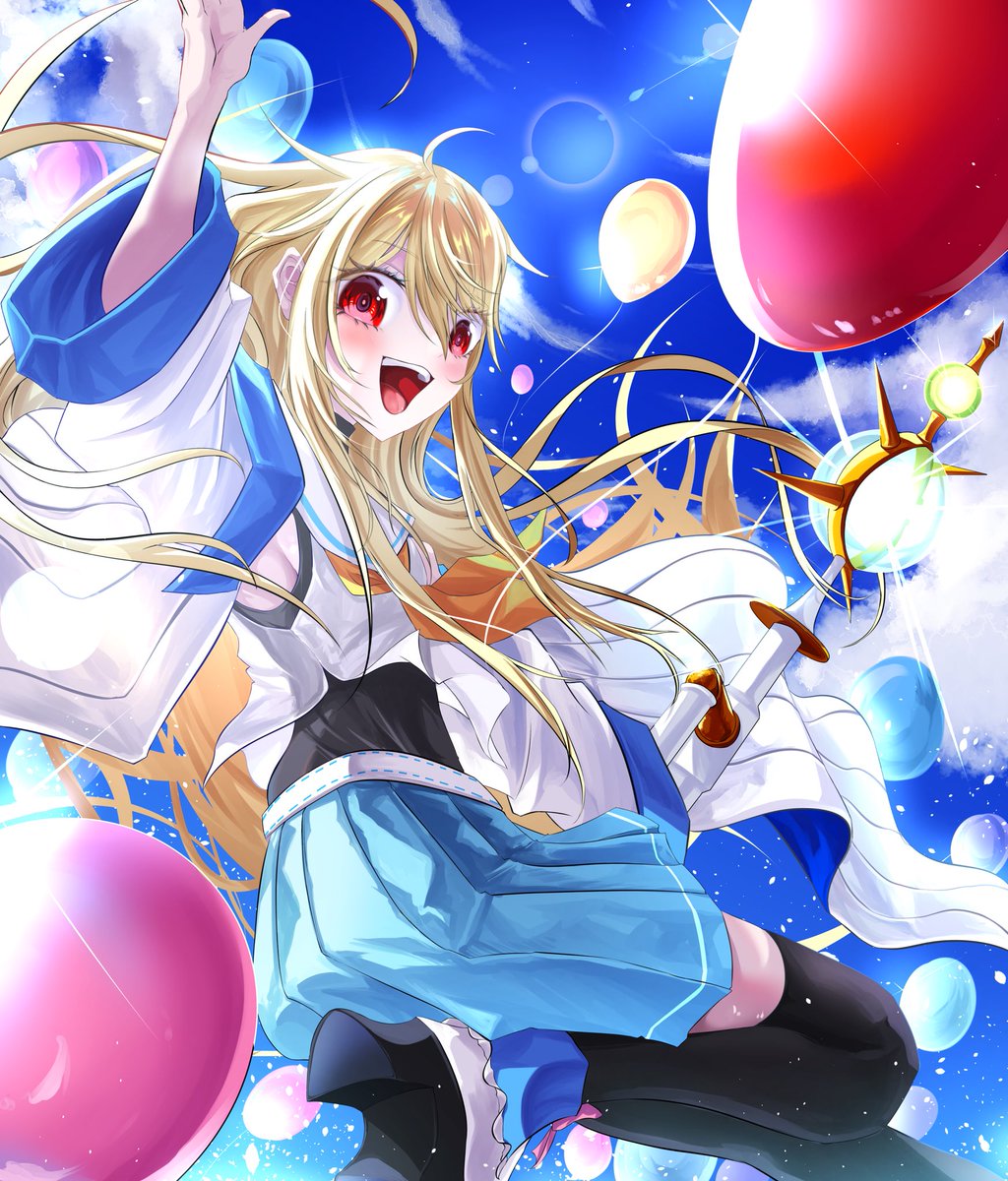 ☀️🌈🎈
#イラスト #oc