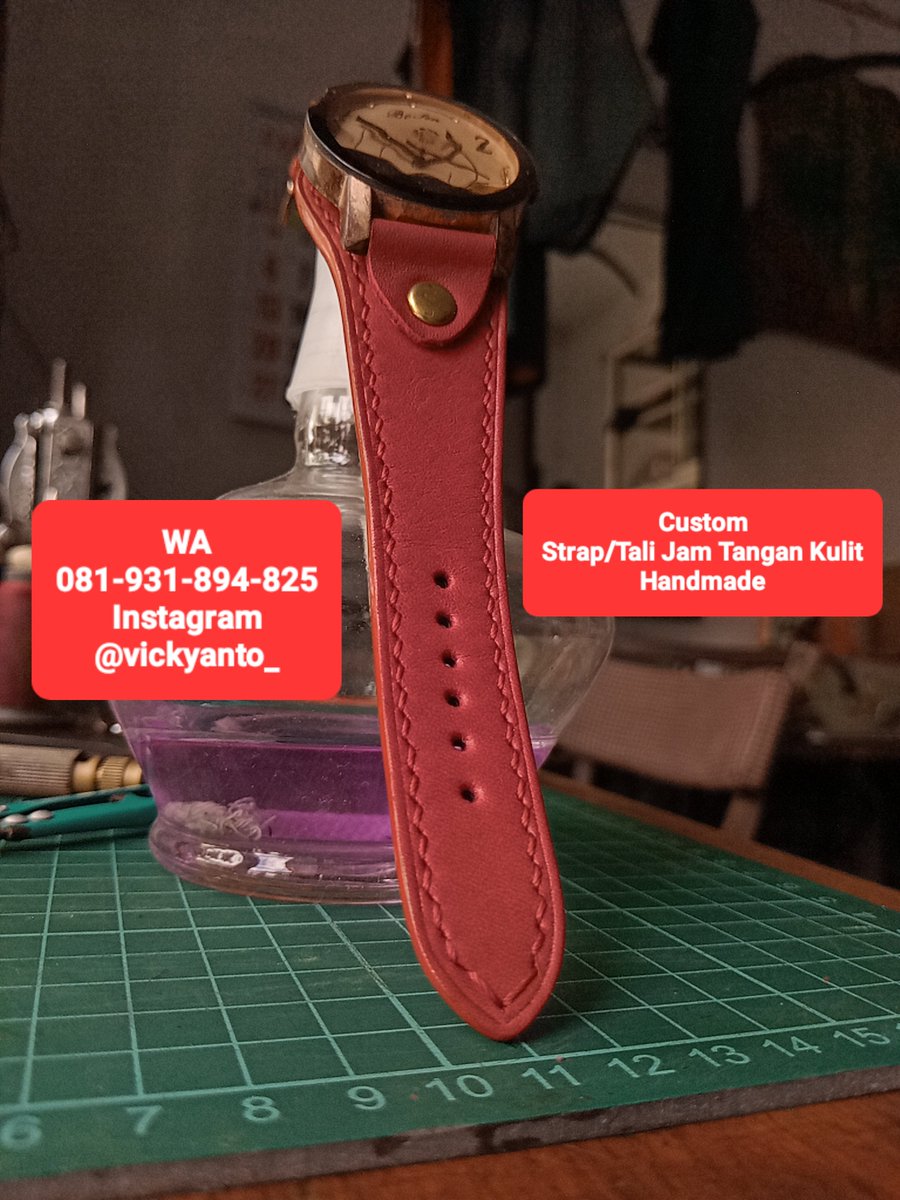 vickyanto_'s tweet photo. ⌚ Custom Strap/Tali Jam Tangan Kulit Handmade

🐄 100% Kulit Asli

💰 Mulai Rp150.000

🏠 Jl. Silikat 32A (Masuk Gg Penjahit Kulit), Purwantoro, Blimbing

📱 https://t.co/MPuQZ10mcM

📷 https://t.co/cz6hv0w2y5

📍https://t.co/jySiNQFZfL

@infomalang
#pasarmingguinfomalang https://t.co/AlFNCZkw7g
