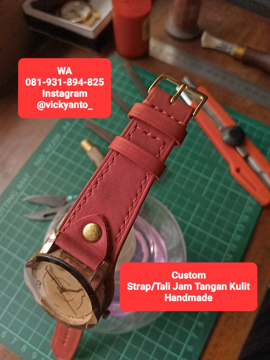 vickyanto_'s tweet photo. ⌚ Custom Strap/Tali Jam Tangan Kulit Handmade

🐄 100% Kulit Asli

💰 Mulai Rp150.000

🏠 Jl. Silikat 32A (Masuk Gg Penjahit Kulit), Purwantoro, Blimbing

📱 https://t.co/MPuQZ10mcM

📷 https://t.co/cz6hv0w2y5

📍https://t.co/jySiNQFZfL

@infomalang
#pasarmingguinfomalang https://t.co/AlFNCZkw7g