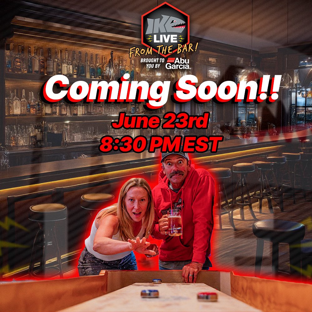 Ike_Live (@ikeliveshow) on Twitter photo We’ve got another Ike Live coming up on Monday night! We’ve got lots to talk about, and maybe even a FIRST?🤔 BYOB!
<a href="/Abu_Garcia/">Abu Garcia</a>
#watchikelive We’ve got another Ike Live coming up on Monday night! We’ve got lots to talk about, and maybe even a FIRST?🤔 BYOB!
<a href="/Abu_Garcia/">Abu Garcia</a>
#watchikelive