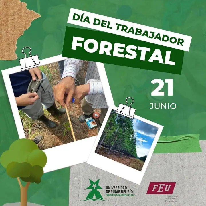 DirecciónDeFormaciónUPRio (@dgfp_upr2025) on Twitter photo Felicidades para todos los forestales que cuidan el oxígeno de nuestro planeta y en especial los de la <a href="/oficial_upr/">UPR Cuba Oficial</a> Felicidades para todos los forestales que cuidan el oxígeno de nuestro planeta y en especial los de la <a href="/oficial_upr/">UPR Cuba Oficial</a>