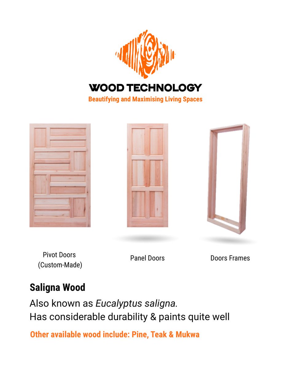 woodtechzw's tweet photo. We stock standard &amp; custom doors (813x2032mm &amp; more) in Pine, Saligna, Teak, Mukwa.

Choose from Deep Moulded, Batten, Flush (Hollow/Semi/Solid Core), Double-Clad, Stable, FLM, FLB, Interior &amp; Exterior doors.

Visit us at 11 Lisburn Rd, Workington or call +263 242 754 727/8. https://t.co/YxZb4bXAFZ