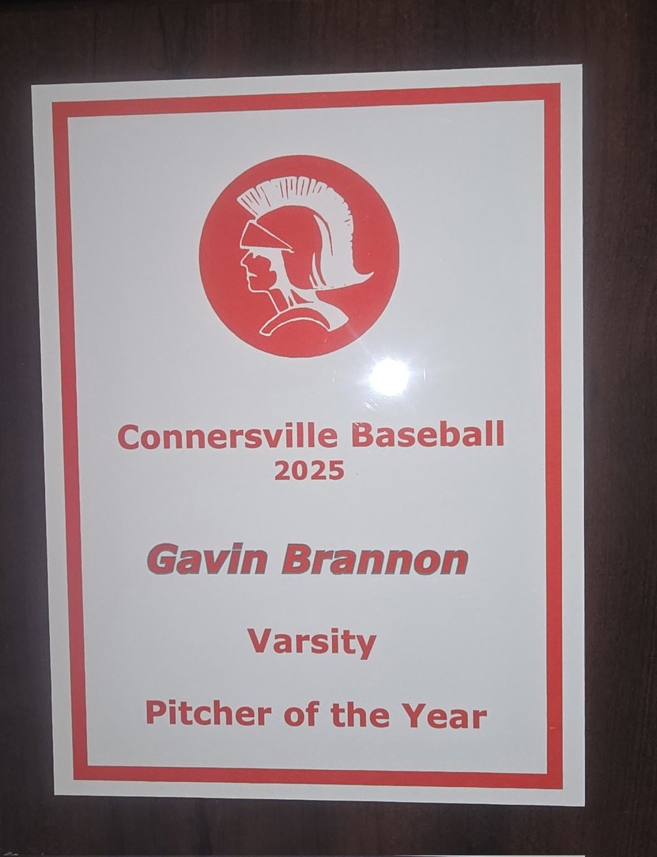 Gavin Brannon (@gavinbrannon2) on Twitter photo Year end high school awards.
*Conference runner up strikeouts-56*
*Strikes thrown 61%*
*Varsity pitcher of the year*
<a href="/DaytonBaseball/">Dayton Baseball</a> <a href="/BallStateBB/">Ball State Baseball</a> <a href="/TopTierIN/">Top Tier Indiana</a> <a href="/TopTierIN26Nat/">Top Tier Indiana 2026 National (17u)</a> <a href="/PrepBaseballIN/">Prep Baseball Indiana</a> <a href="/PrepBaseINScout/">Prep Baseball Indiana Scouting Coverage</a> <a href="/Bsbclips/">Baseball clips</a> <a href="/nxt1sports/">NXT 1</a> Year end high school awards.
*Conference runner up strikeouts-56*
*Strikes thrown 61%*
*Varsity pitcher of the year*
<a href="/DaytonBaseball/">Dayton Baseball</a> <a href="/BallStateBB/">Ball State Baseball</a> <a href="/TopTierIN/">Top Tier Indiana</a> <a href="/TopTierIN26Nat/">Top Tier Indiana 2026 National (17u)</a> <a href="/PrepBaseballIN/">Prep Baseball Indiana</a> <a href="/PrepBaseINScout/">Prep Baseball Indiana Scouting Coverage</a> <a href="/Bsbclips/">Baseball clips</a> <a href="/nxt1sports/">NXT 1</a>