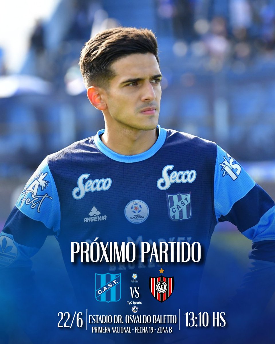 PrensaSanTelmo's tweet photo. 🔜 ¡𝐏𝐑𝐎́𝐗𝐈𝐌𝐎 𝐏𝐀𝐑𝐓𝐈𝐃𝐎!

🗓 Domingo 22/6
⏰ 13.10 hs
🆚 Chacarita
🏆 Fecha 19 - Zona B
🏟️ Estadio Dr. Osvaldo Baletto
📺 TyC Sports
📻 Pasión Candombera - FM Secla 106.1

#VamosSanTelmo https://t.co/ZCuZw1S1XR