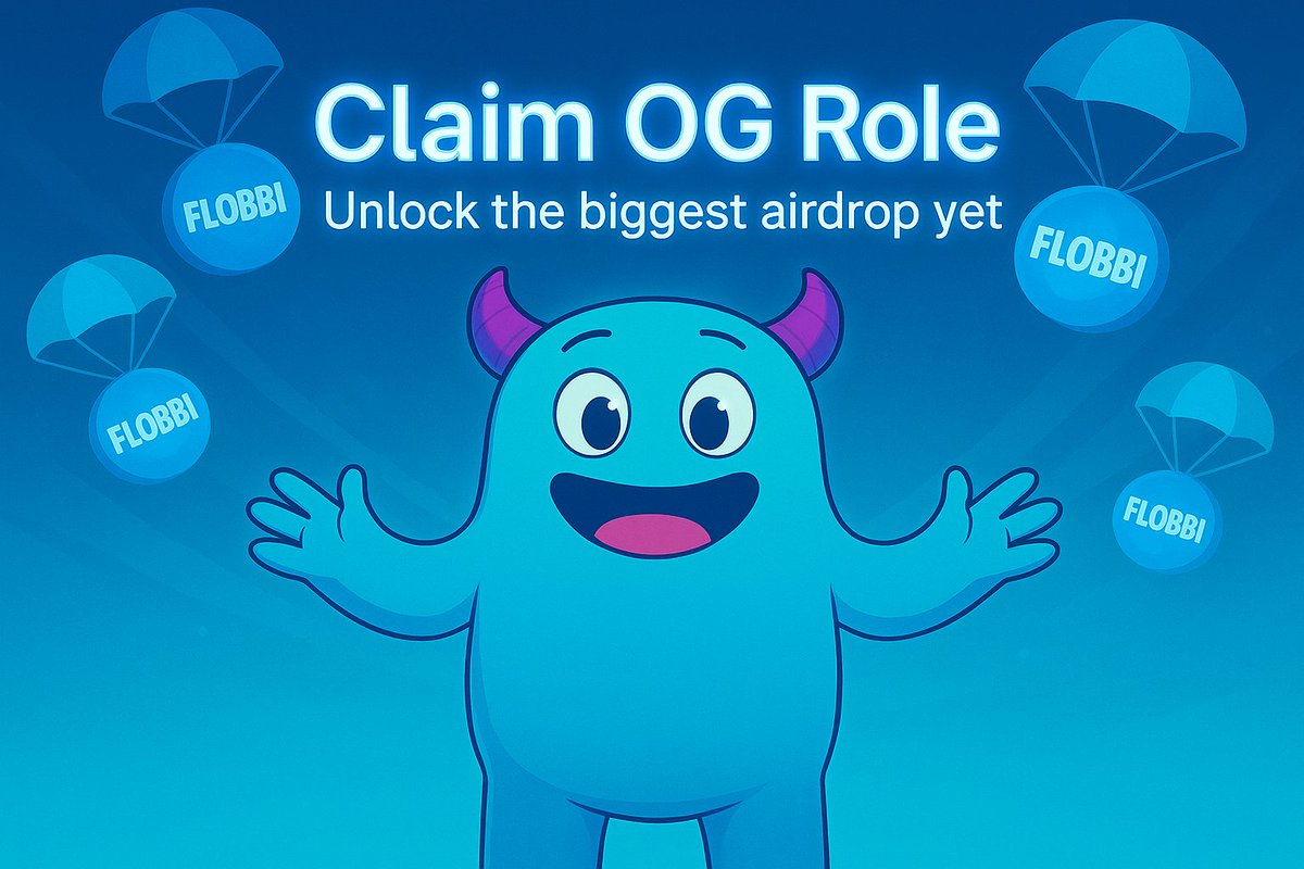 🔥 UNBELIEVABLE OPPORTUNITY: Secure the OG Role &amp; Claim the BIGGEST Airdrop Ever! 🔥

Flobbi is here to SHATTER the meme world! 🚀
Get your exclusive OG Role and unlock the biggest airdrop in $Flobbi history, only the FIRST 1000 fans will get the OG Flobbi Role and priority