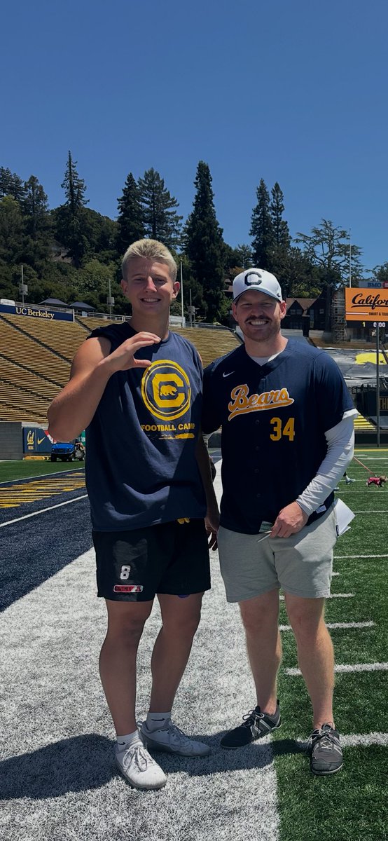 ChristianTHans2's tweet image. After a great camp at @CalFootball I’m honored to have earned an offer from Cal ! Thank you!
#Gobears
@themikesaffell
@CoachHarsin
@NolanNielsen2
@cavemanfootball
@Andy_Pham1
@KyleMorgan_XOS
@BlairAngulo
@BrandonHuffman
@Day1toD1