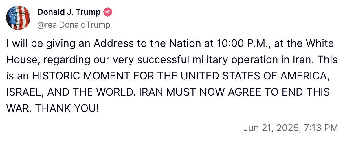 NEW from <a href="/POTUS/">President Donald J. Trump</a>