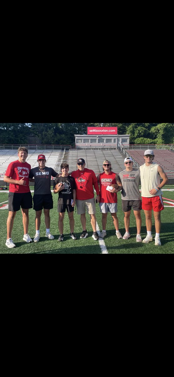 cooper_frisk's tweet photo. Thank you to @SEMOfootball For hosting this prospect camp! Great Coaching and great individuals all around. Ran the 40YD-(4.7) Shuttle (4.3) broad jump (7) https://t.co/tndltwmv9J