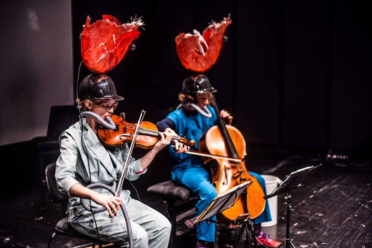 ウィーンから弦楽デュオのstrings&amp;noiseが来日しました。6月25日19:30から国立音大にて、私の《海老レボリューション》の日本初演の他、同大学生作品も演奏されます。

私は今から韓国に飛ぶ必要があるので演奏会は伺えません。ごめんなさい。成功をお祈りしてます🦐🦐

えび：youtube.com/watch?v=wuRpVk…