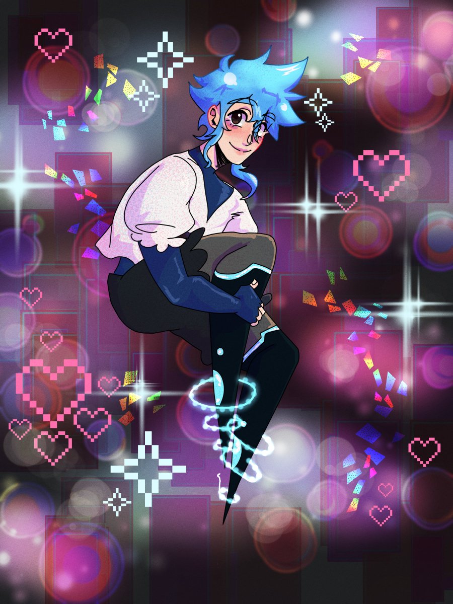 Warmed up today with my OC, Rime
#rkgk