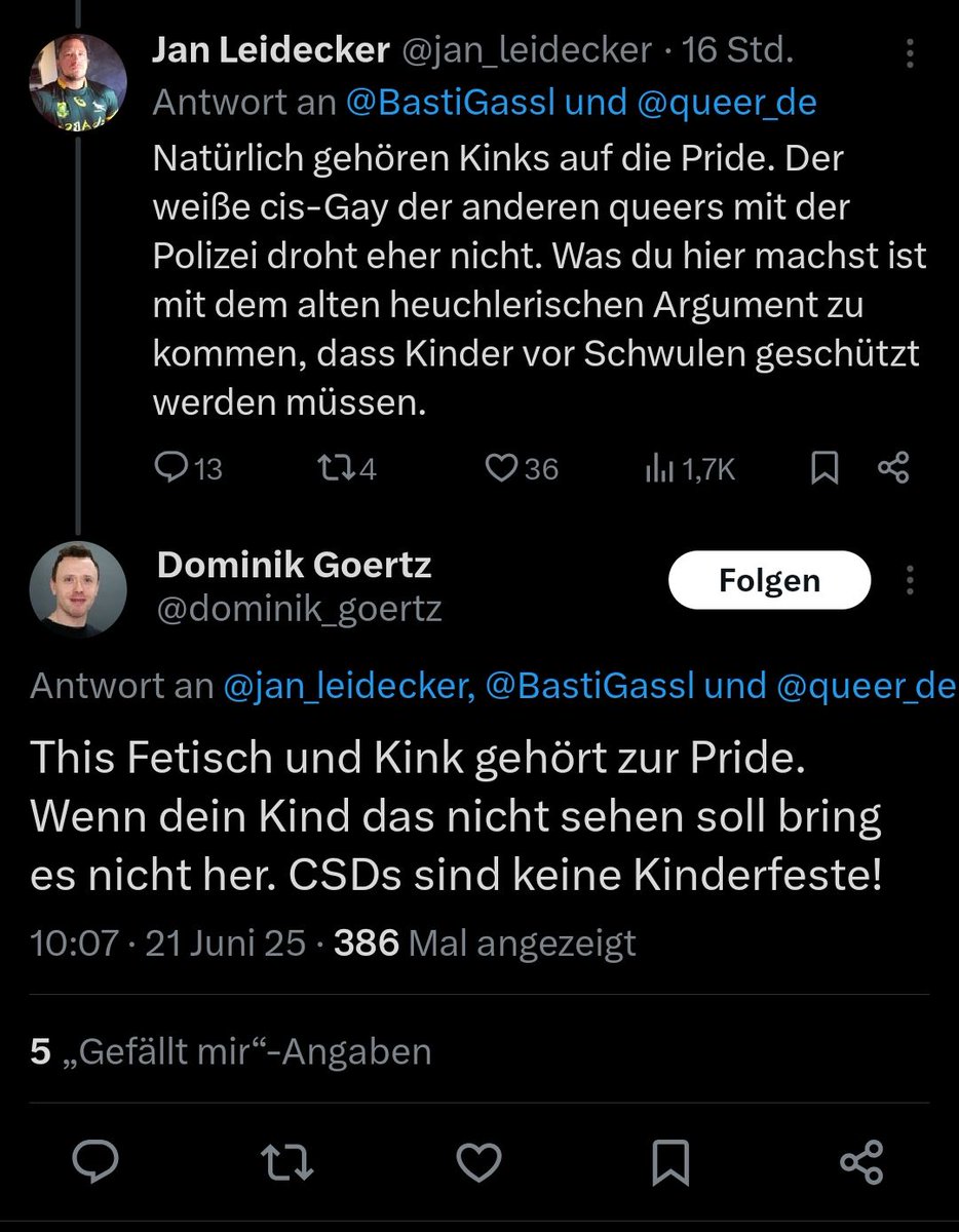 Meinungen? Für mich haben Kinks und Fetische gleich mal garnichts dort zu suchen!
