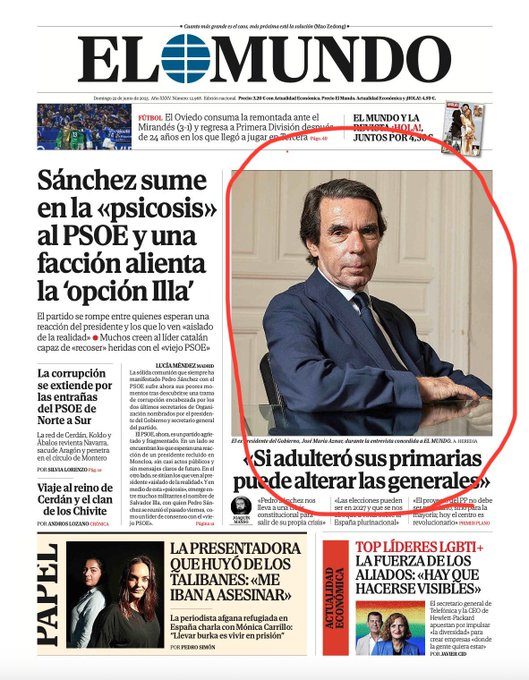 Patybooksreader's tweet photo. 👇😠  
@interiorgob @felixbolanosg 
AZNAR ESTÁ COMETIENDO DELITOS, qué hacemos?
Con lo de: "El que pueda hacer que haga"
HA MOVILIZADO A PATRIOTAS, se están filtrando datos personales, UN ATAQUE DE TODOS CONTRA LA IZQUIERDA?
Denunciarlo y a PRISIÓN!
#AznarAPrision
#AznarAPrision https://t.co/Bkk5NYJxCS