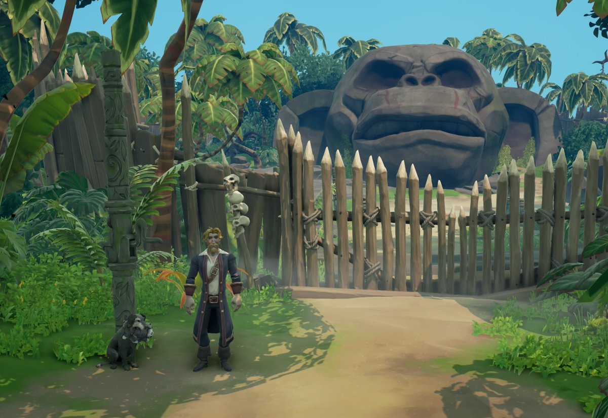 CaptSizematters's tweet photo. Big monkey head!
#SoTShot #SeaOfThieves #TallTale #PS5 https://t.co/0JAN1K6p7F