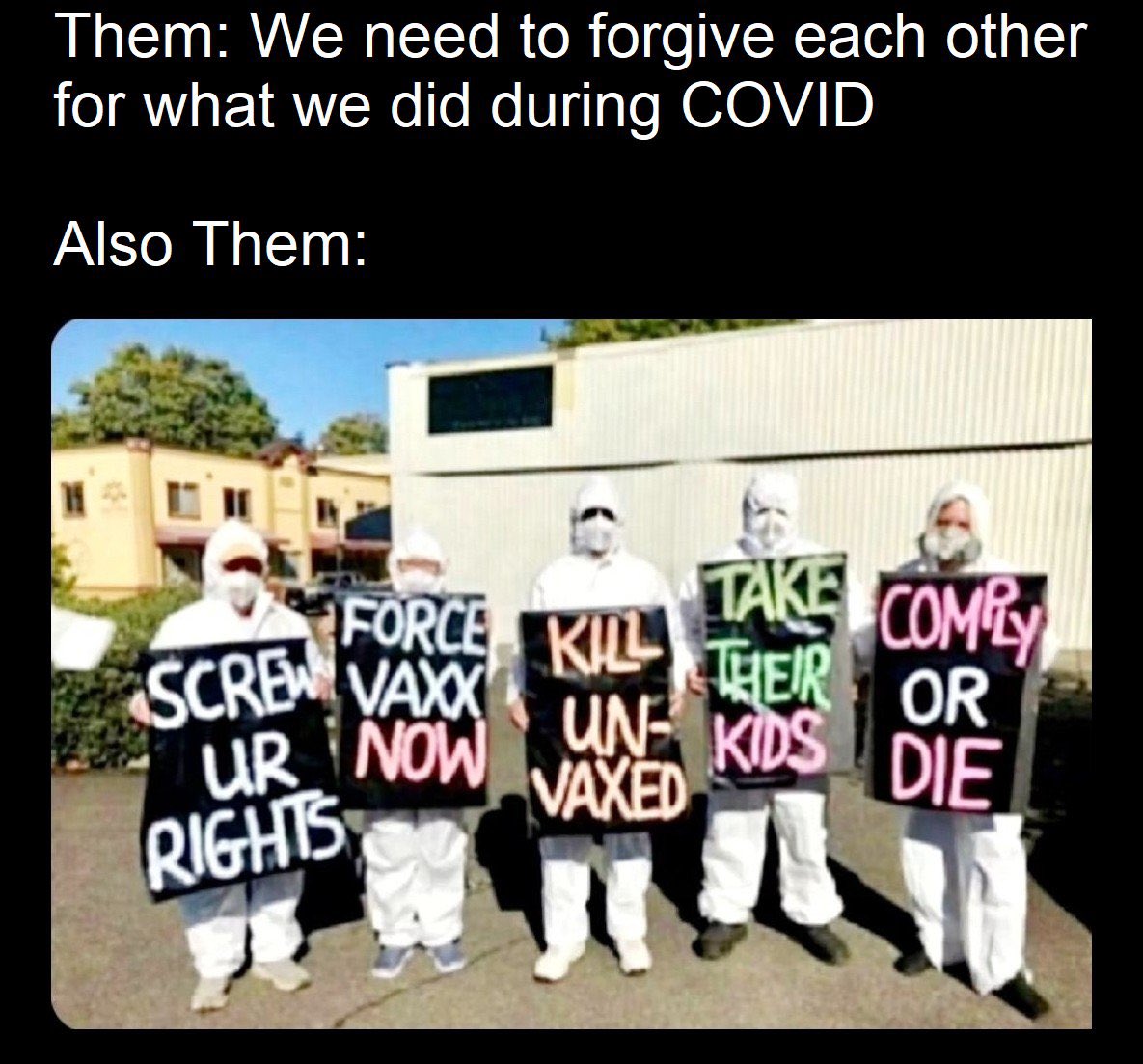 Roseblite2's tweet image. I remember when they threatened us with imprisonment, forced Vaxx, and Un-aliving us if we didn&apos;t wear a mask...