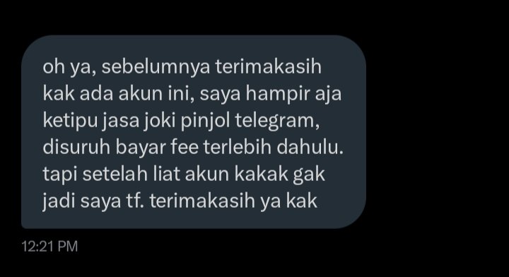 PinjolSolution's tweet image. User pinjol itu begini,

Berpikir menggunakan logika
Tidak denial
Sat set
Sadar dengan kondisi
Tidak memaksakan
Percaya ke joki 100% 

#pinjol #jokipinjol #galbay
