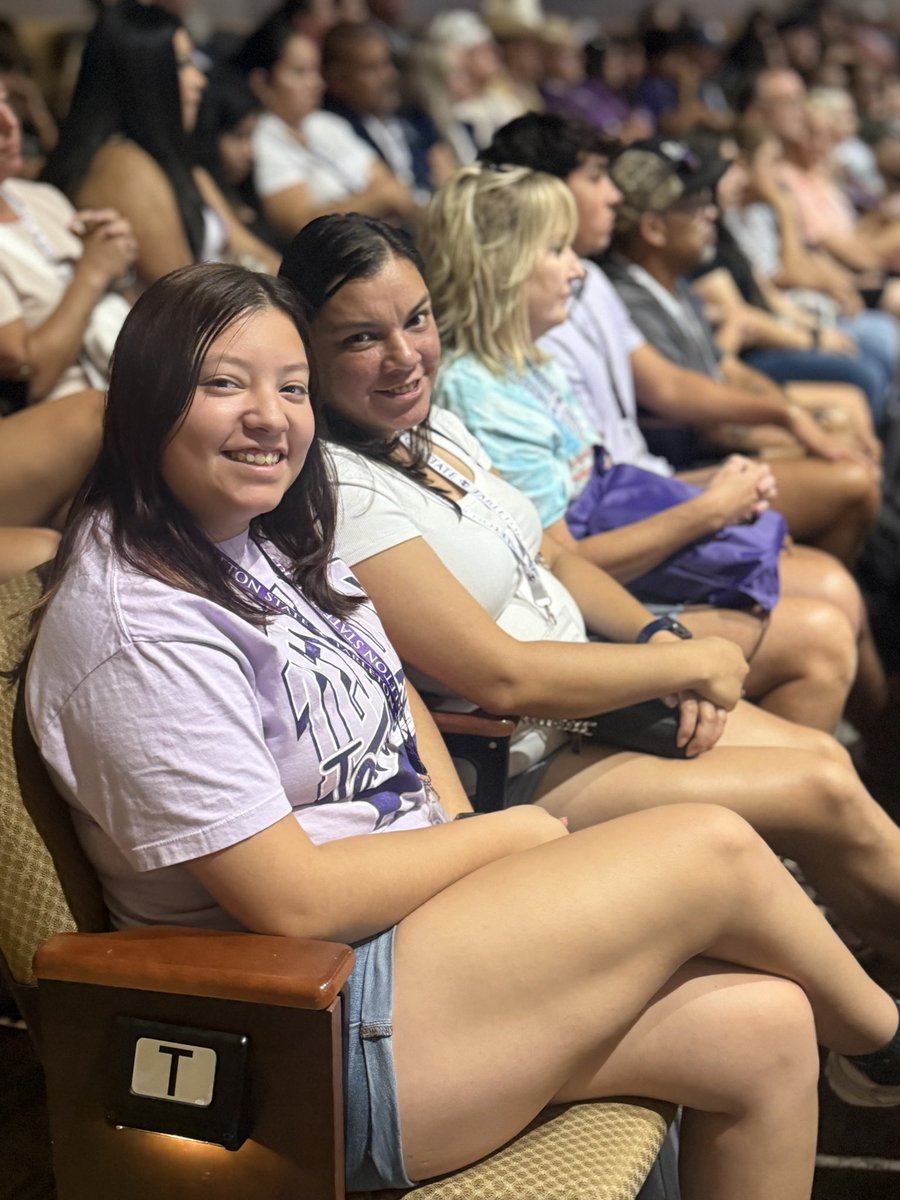 sherribphd's tweet photo. Orientation #10! Grateful for another day welcoming amazing Texan families to campus.💜

#BleedPurple #TarletonOrientation #TexanPride #FutureTexans https://t.co/nR7Xx6xFtT
