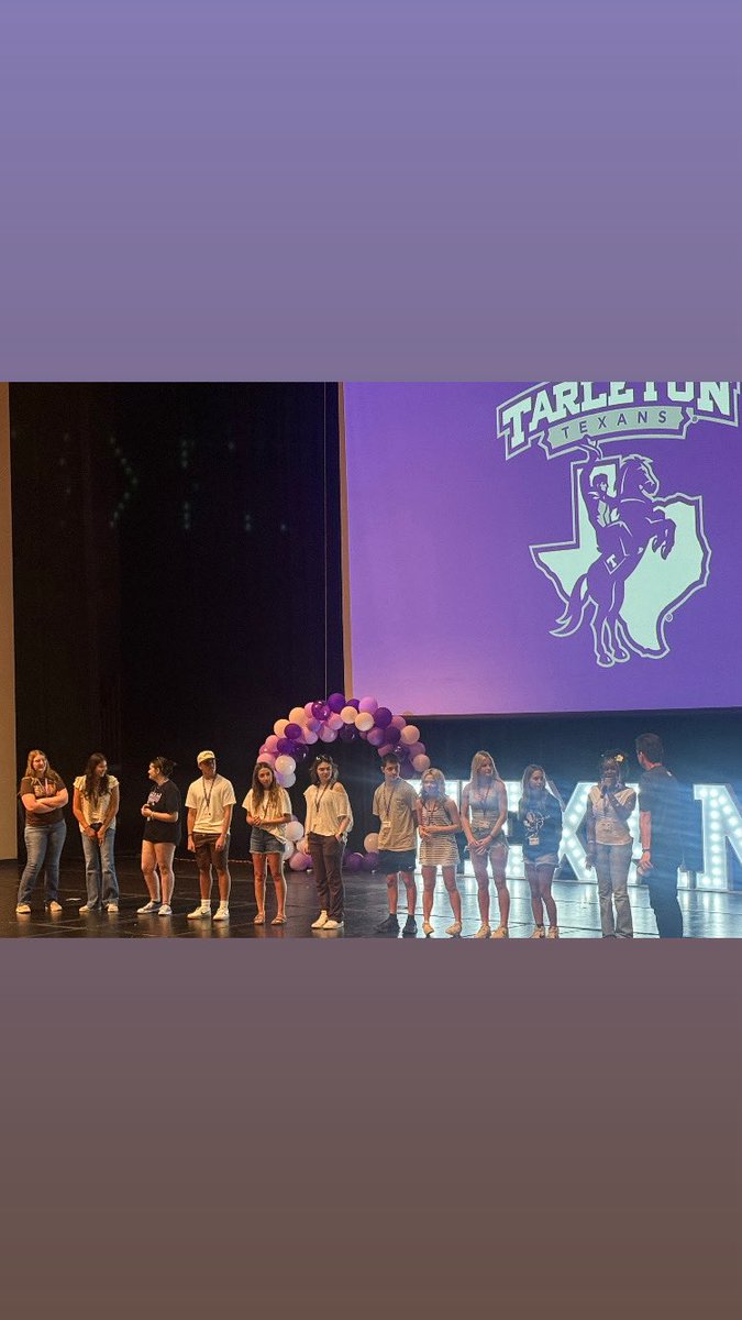 sherribphd's tweet photo. Orientation #10! Grateful for another day welcoming amazing Texan families to campus.💜

#BleedPurple #TarletonOrientation #TexanPride #FutureTexans https://t.co/nR7Xx6xFtT