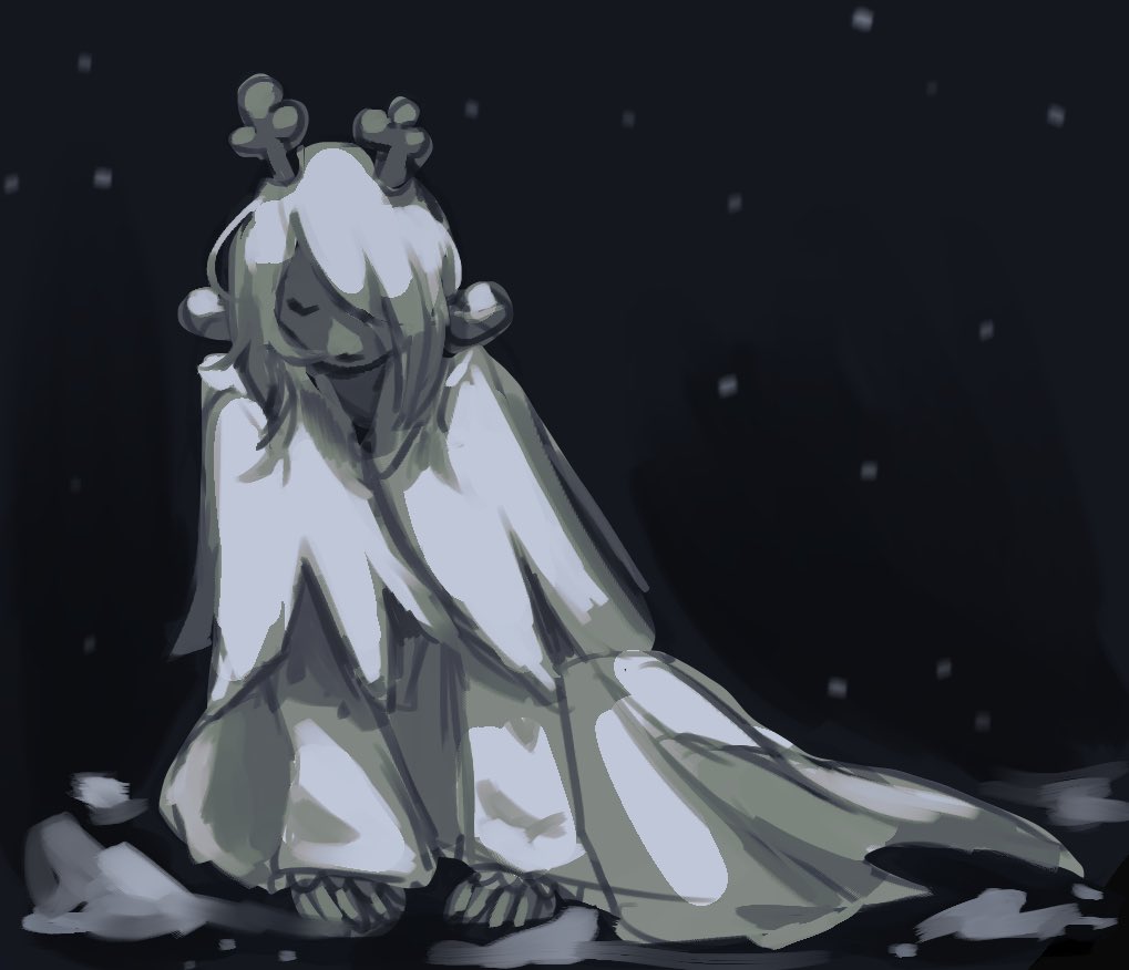 it’s like she’s in some kind of …. snowgrave…….. #deltarune