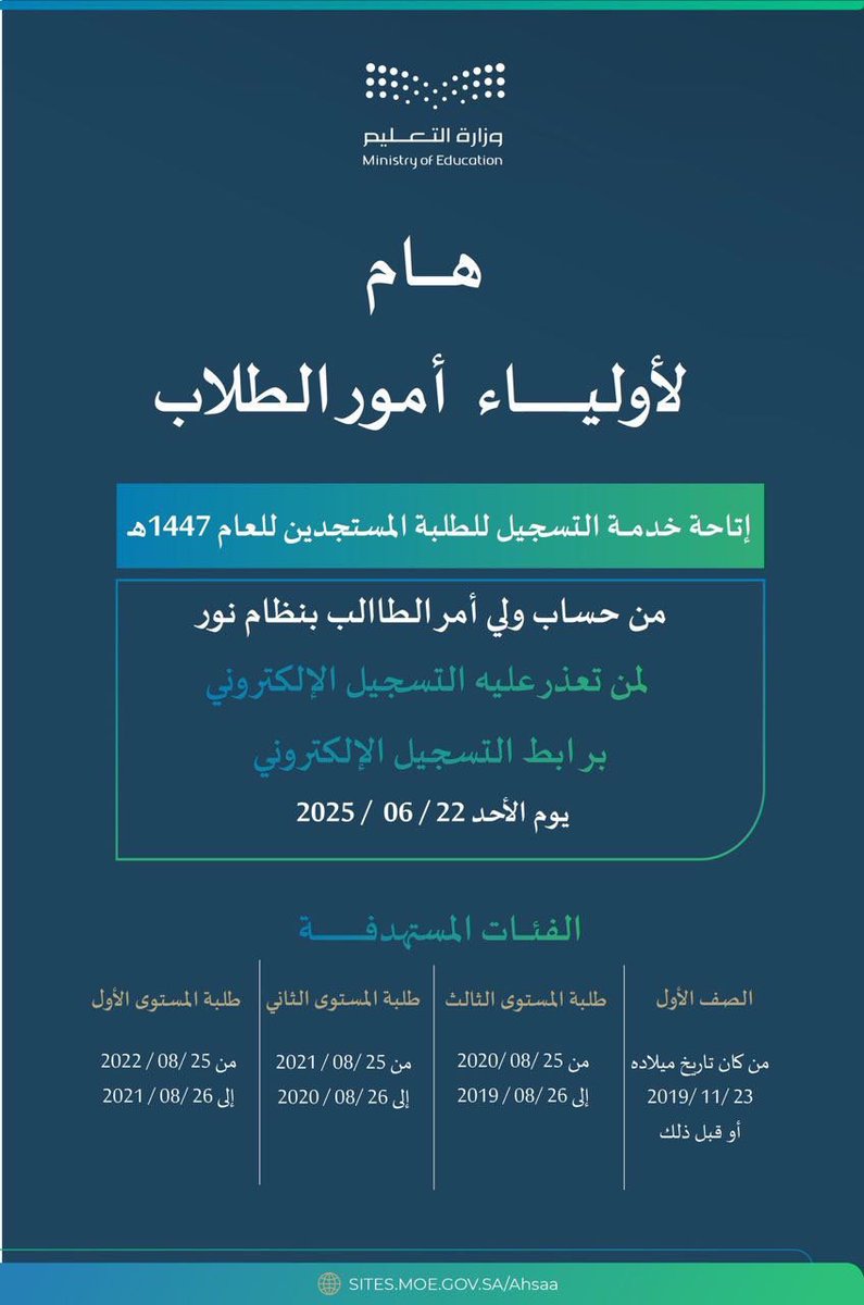 دعم نظام نور tweet media