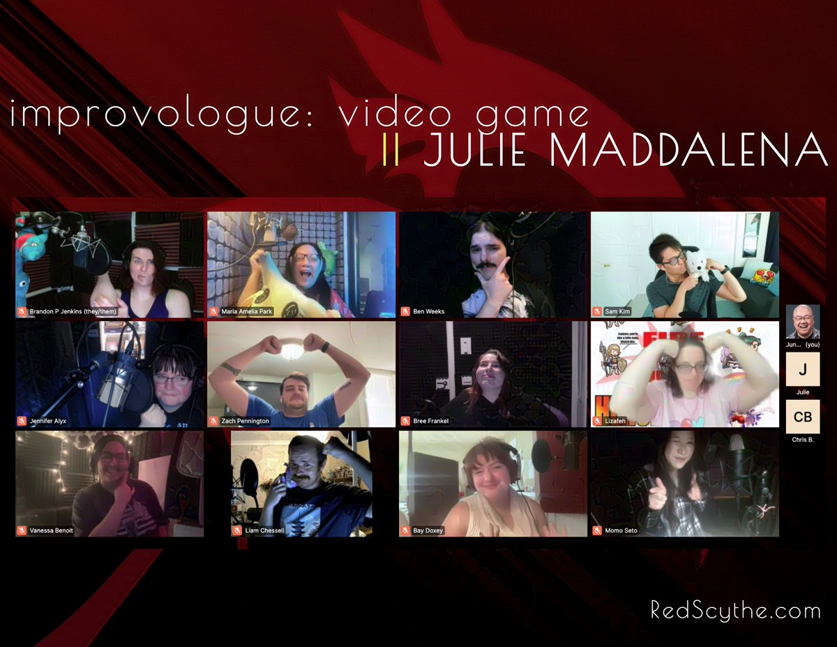 Red Scythe Studio (@redscythestudio) on Twitter photo I'm sold. Hands-down, sold. 😲
<a href="/littlevomama/">Julie Maddalena Kliewer</a> 's method, #Improvologue, is wonderful. All of us watched as each actor evolved into a live, organic, real human right in front of us, each one reaching deep, personal moments in stories.
What a treat. Thank you so much, Julie! 🙏❤️ I'm sold. Hands-down, sold. 😲
<a href="/littlevomama/">Julie Maddalena Kliewer</a> 's method, #Improvologue, is wonderful. All of us watched as each actor evolved into a live, organic, real human right in front of us, each one reaching deep, personal moments in stories.
What a treat. Thank you so much, Julie! 🙏❤️