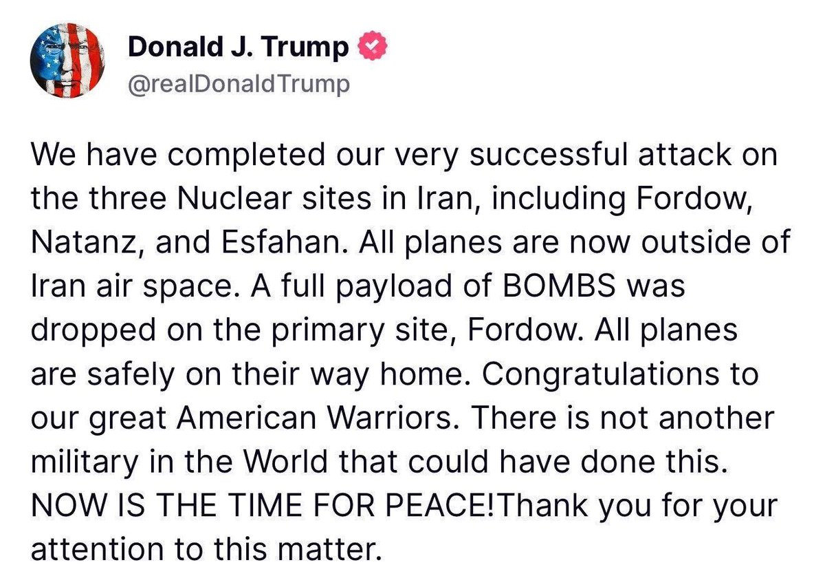 The notion of Iran threatening nuclear annihilation has just taken a significant hit, courtesy of U.S. B-2A stealth bombers.

Yet the notion of Iran fuelling global terrorism is as valid now as it’s ever been.

Venomous snakes don’t die so willingly.

Neither will this regime.