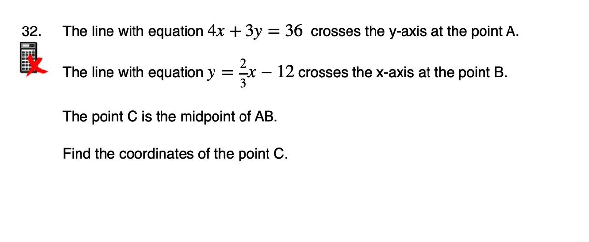 Corbettmaths's tweet image. Equation of a Line - Practice Questions
🎉 15 brand new questions (now 33 in total!)
✅ Answers updated
🎬 Video solutions (58 minutes)
🔗 Direct links to solution for each Q
corbettmaths.com/2019/08/29/equ…