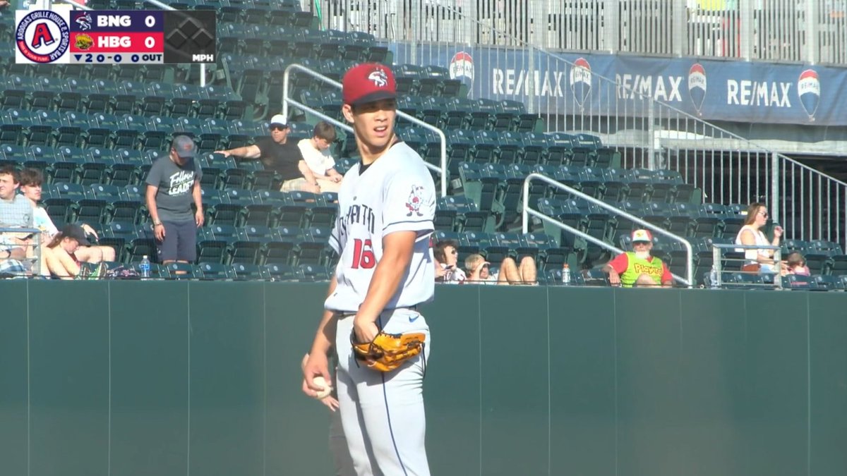 TJ Eck (@tjeck_tv) on Twitter photo Jonah Tong's outing for <a href="/RumblePoniesBB/">Binghamton Rumble Ponies</a> Saturday:
7.2 IP, 2 H, 0 ER, 11 K
He now owns a 1.75 ERA with a minor-league leading 107 strikeouts.
Now the question...how much longer does he remain in Binghamton?? Jonah Tong's outing for <a href="/RumblePoniesBB/">Binghamton Rumble Ponies</a> Saturday:
7.2 IP, 2 H, 0 ER, 11 K
He now owns a 1.75 ERA with a minor-league leading 107 strikeouts.
Now the question...how much longer does he remain in Binghamton??